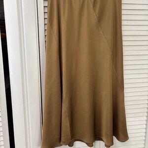 Banana Republic flowy A-line midi skirt